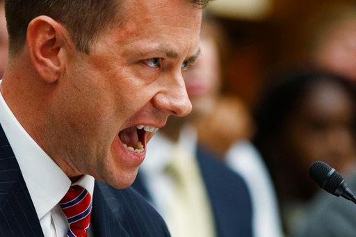 FBI Deputy Assistant Director Peter Strzok testifies before the House Committees on the Judiciary and Oversight and Government Reform during a hearing on